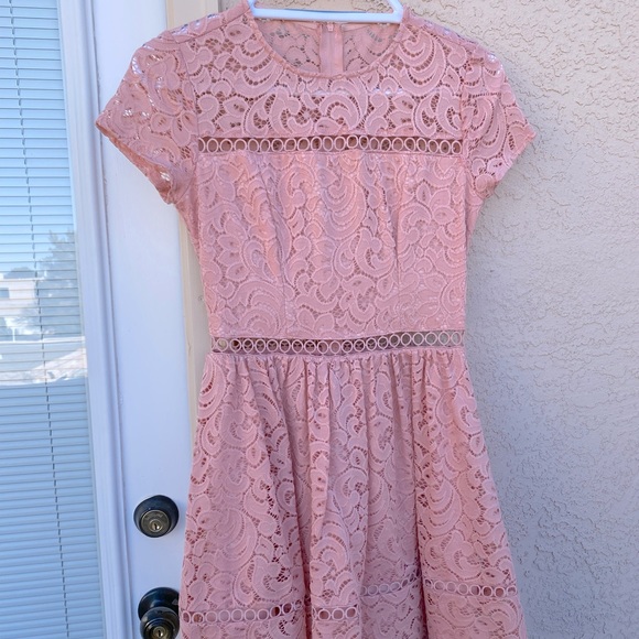 B Darlin Pink Dress - only worn once - Picture 1 of 2